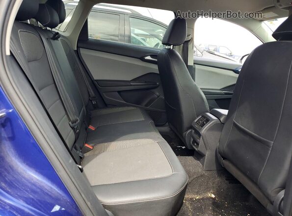 3VVRX7B21NM076519 2022 VOLKSWAGEN TAOS Синий Вид задних сидений