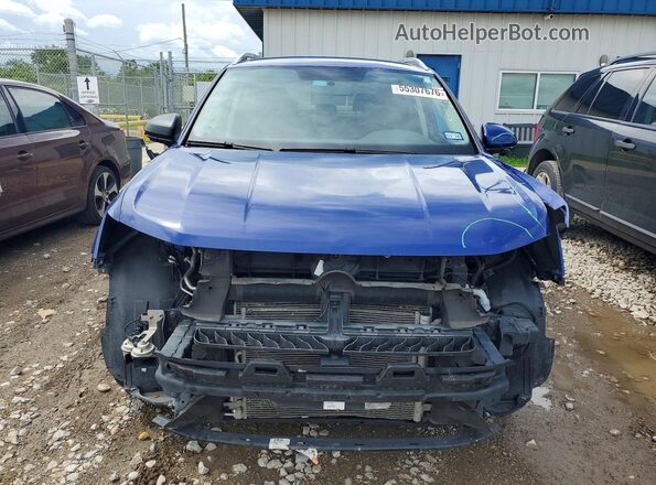 3VVRX7B21NM076519 2022 VOLKSWAGEN TAOS Синий Вид спереди