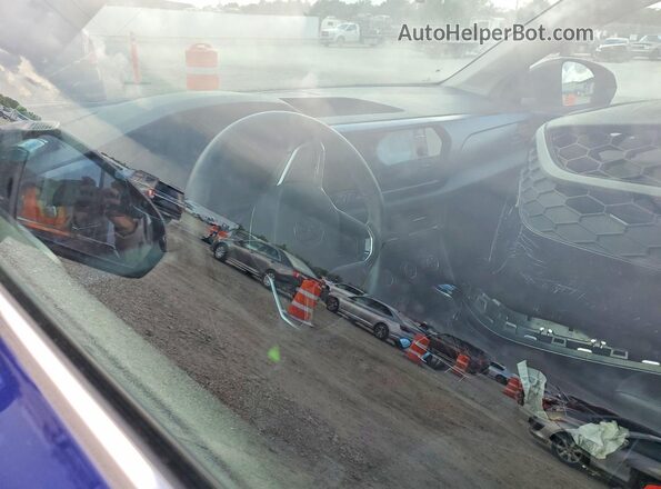 3VVRX7B21NM076519 2022 VOLKSWAGEN TAOS Синий Вид панели приборов