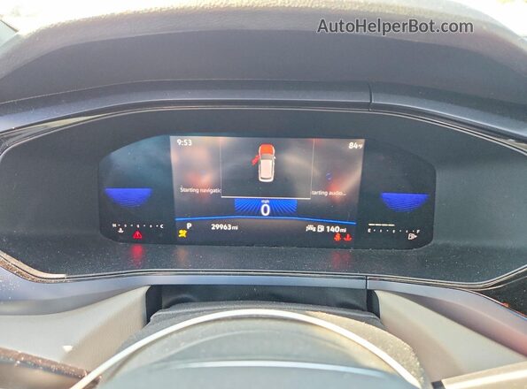 3VVRX7B27NM021217 2022 VOLKSWAGEN TAOS White Vista del cuadro de instrumentos