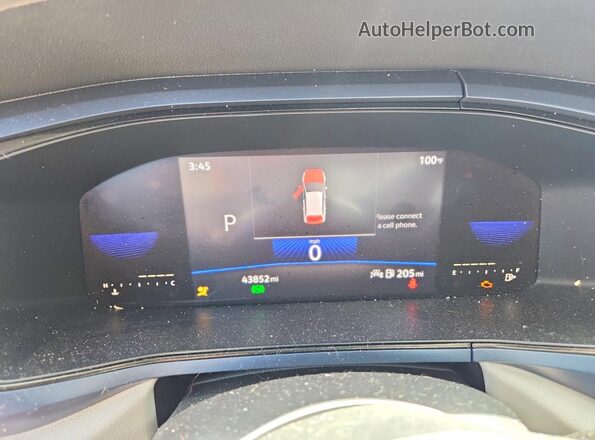 3VVRX7B29NM039654 2022 VOLKSWAGEN TAOS White Вид щитка приладів
