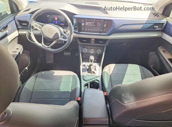 3VVRX7B29NM039654 2022 VOLKSWAGEN TAOS White Вид панелі приладів