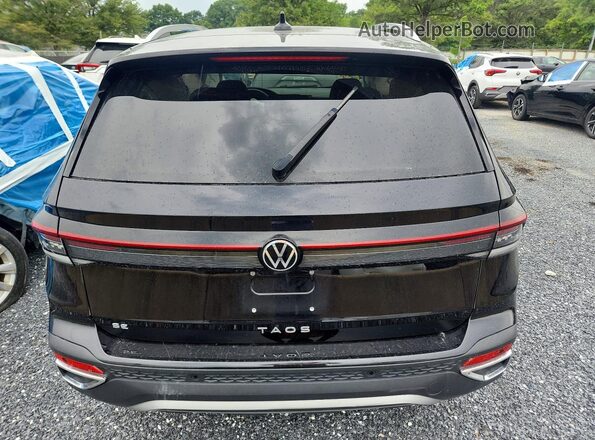 3VVSC7B28SM045020 2025 VOLKSWAGEN TAOS Black Widok z tyłu