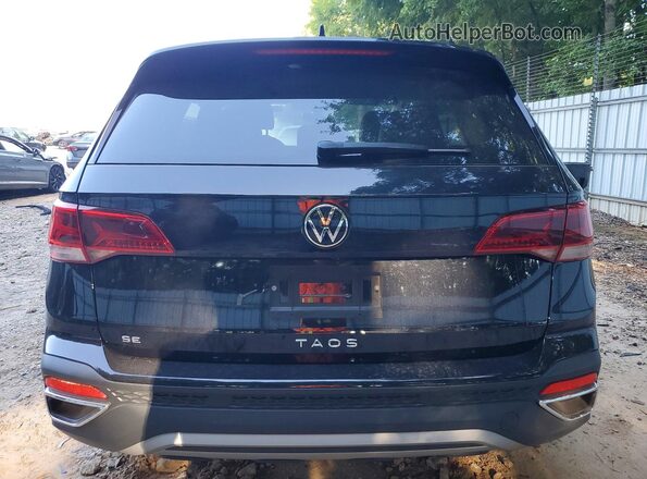3VVSX7B25RM052831 2024 VOLKSWAGEN TAOS Black Widok z tyłu