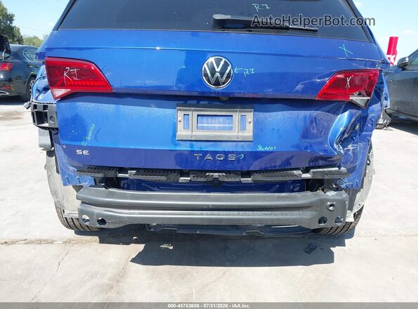 3VVSX7B2XPM353673 2023 VOLKSWAGEN TAOS Blue Вид спереду