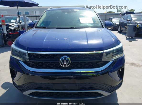 3VVSX7B2XPM353673 2023 VOLKSWAGEN TAOS Blue Вид задньої частини салону