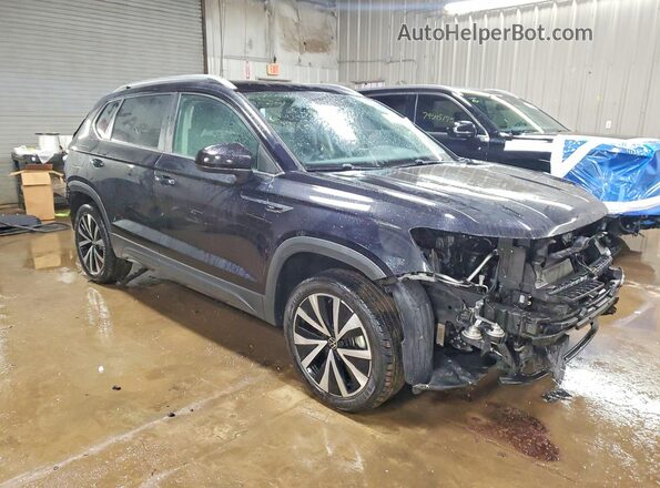 3VVTX7B24NM066802 2022 VOLKSWAGEN TAOS Черный Передняя правая четверть