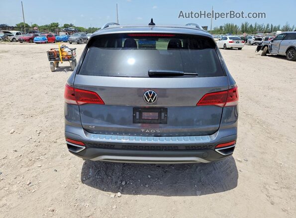3VVTX7B25NM064251 2022 VOLKSWAGEN TAOS Gray უკანა ხედი