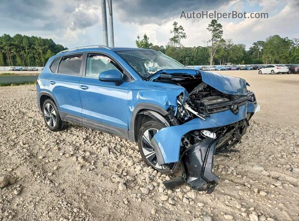 3VVUC7B2XTM024714 2026 VOLKSWAGEN TAOS Blue Передня права чверть