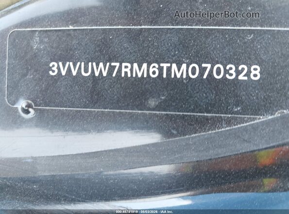 3VVUW7RM6TM070328 2026 VOLKSWAGEN TIGUAN Blue Engine compartment view