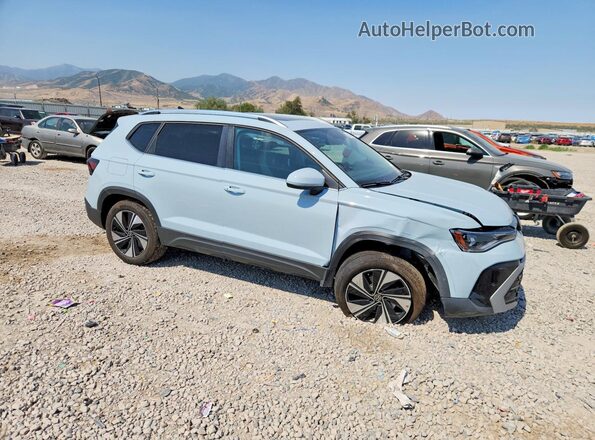 3VVVC7B28SM044480 2025 VOLKSWAGEN TAOS Бирюзовый Передняя правая четверть