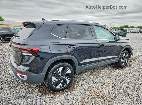 3VVVC7B2XSM009584 2025 VOLKSWAGEN TAOS Черный Задняя правая четверть