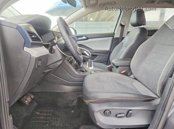 3VVVX7B23RM017492 2024 VOLKSWAGEN TAOS Gray Widok wnętrza z przodu