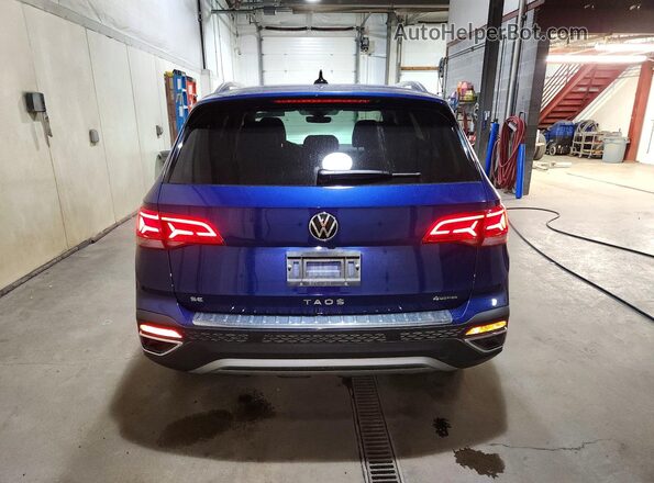 3VVVX7B23RM065431 2024 VOLKSWAGEN TAOS Blue Widok z tyłu