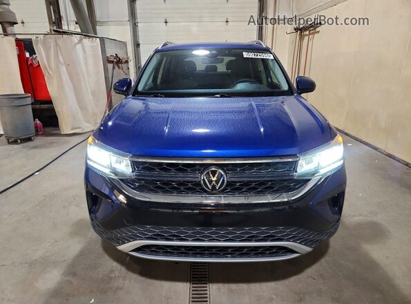 3VVVX7B23RM065431 2024 VOLKSWAGEN TAOS Blue Widok z przodu
