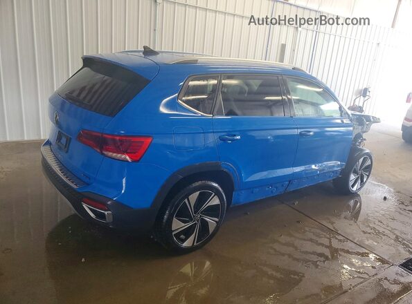 3VVVX7B29PM362250 2023 VOLKSWAGEN TAOS Blue Задня права чверть