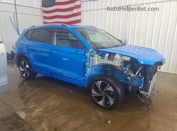 3VVVX7B29PM362250 2023 VOLKSWAGEN TAOS Blue Передня права чверть