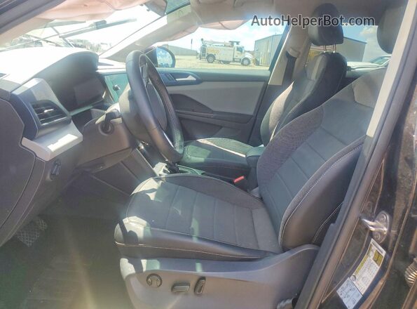 3VVYX7B28NM047501 2022 VOLKSWAGEN TAOS Black Widok wnętrza z przodu