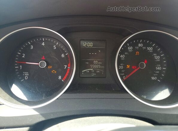 3VW167AJ4HM330815 2017 VOLKSWAGEN JETTA Red ხელსაწყოთა პანელის ხედი