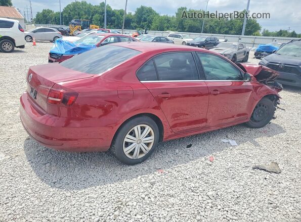 3VW167AJ4HM330815 2017 VOLKSWAGEN JETTA Red უკანა მარჯვენა