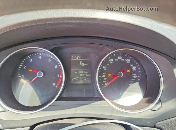 3VW167AJ8HM201542 2017 VOLKSWAGEN JETTA Gray Vista del cuadro de instrumentos