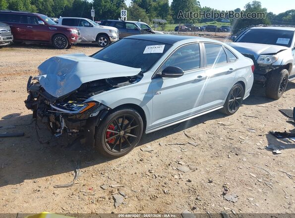 3VW1M7BU2TM045893 2026 VOLKSWAGEN JETTA Light Blue Առջևի ձախ երեք քառորդ տեսարան