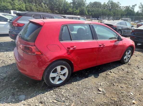 3VW217AU5HM076030 2017 VOLKSWAGEN GOLF Red Հետևի աջ