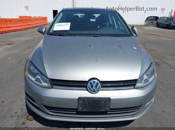 3VW217AU9HM023749 2017 VOLKSWAGEN GOLF Gray Widok z przodu
