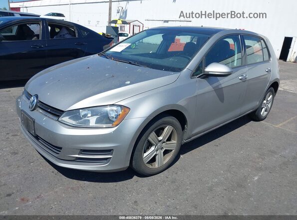 3VW217AU9HM023749 2017 VOLKSWAGEN GOLF Gray Przód lewy