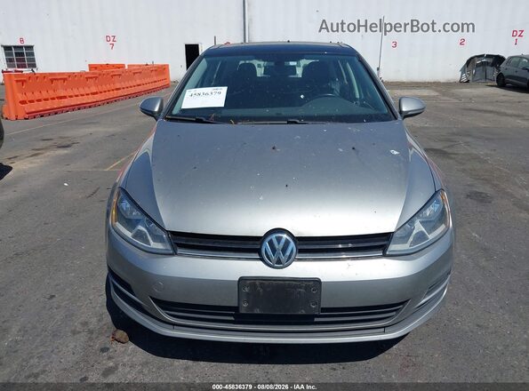 3VW217AU9HM023749 2017 VOLKSWAGEN GOLF Gray Widok zestawu wskaźników