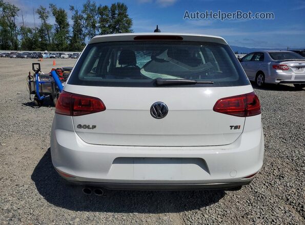 3VW217AUXHM006829 2017 VOLKSWAGEN GOLF White Rear view
