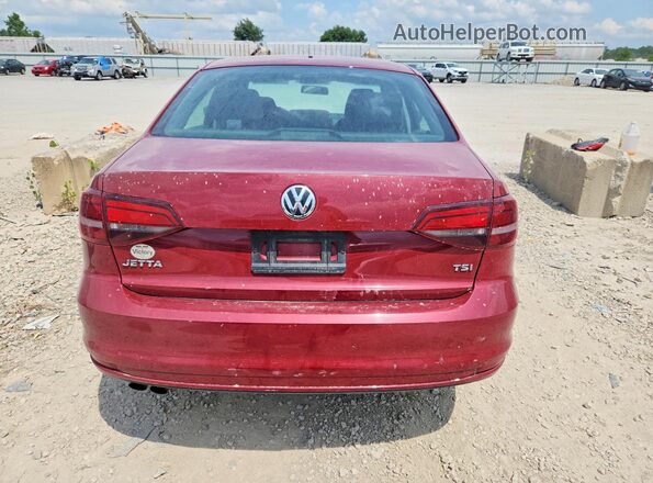 3VW267AJ0GM334296 2016 VOLKSWAGEN JETTA Red Vista trasera