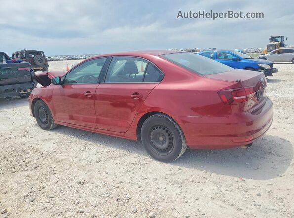 3VW267AJ2GM224320 2016 VOLKSWAGEN JETTA Red უკანა მარცხენა