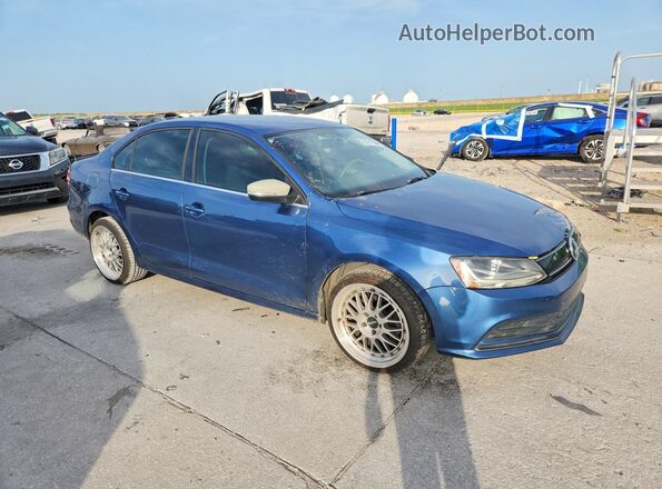 3VW2B7AJ0HM331329 2017 VOLKSWAGEN JETTA Blue Delantero derecho