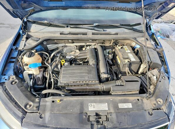 3VW2B7AJ0HM331329 2017 VOLKSWAGEN JETTA Blue Vista interior trasera