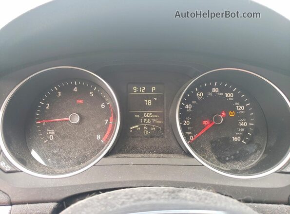 3VW2B7AJ0HM372091 2017 VOLKSWAGEN JETTA Brown Вид щитка приладів