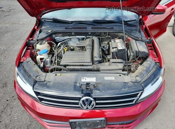 3VW2B7AJ1HM223088 2017 VOLKSWAGEN JETTA Red Սալոնի հետևի տեսք