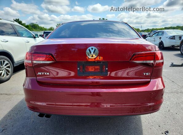 3VW2B7AJ1HM223088 2017 VOLKSWAGEN JETTA Red Հետևի տեսք