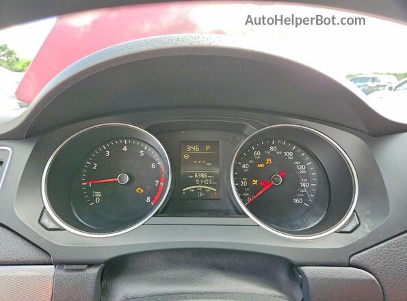 3VW2B7AJ1HM223088 2017 VOLKSWAGEN JETTA Red Սարքավորումների վահանակի տեսք