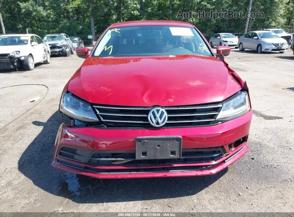 3VW2B7AJ1HM258147 2017 VOLKSWAGEN JETTA Red Dashboard view