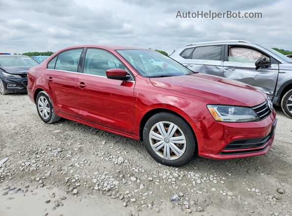 3VW2B7AJ1HM284232 2017 VOLKSWAGEN JETTA Red Przód prawy