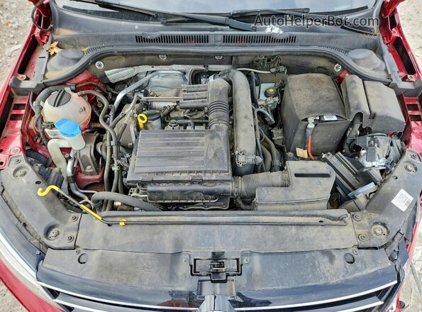 3VW2B7AJ1HM284232 2017 VOLKSWAGEN JETTA Red Widok wnętrza z tyłu