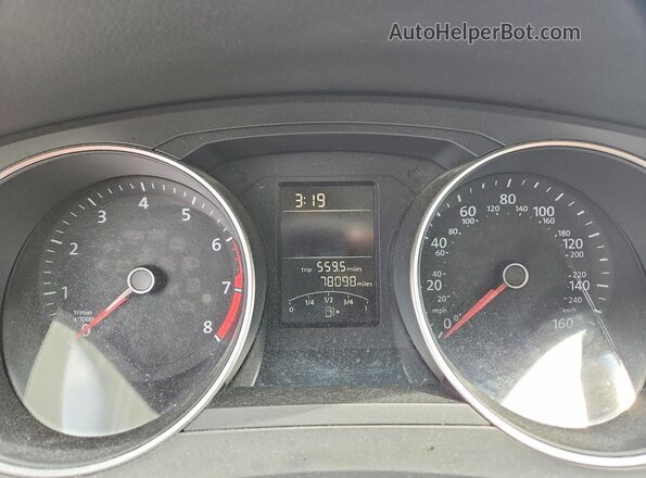 3VW2B7AJ1HM284232 2017 VOLKSWAGEN JETTA Red Widok zestawu wskaźników