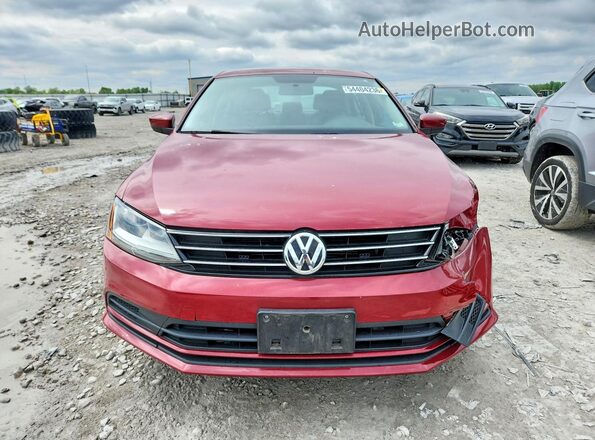 3VW2B7AJ1HM284232 2017 VOLKSWAGEN JETTA Red Widok z przodu