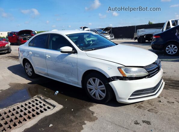 3VW2B7AJ1HM352996 2017 VOLKSWAGEN JETTA Белый Передняя правая четверть