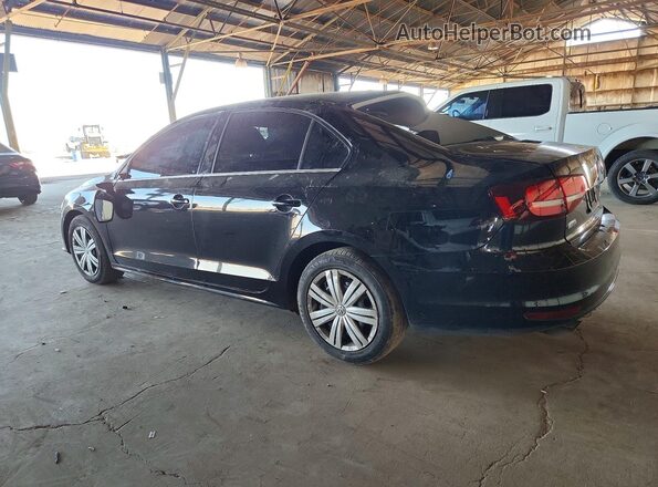 3VW2B7AJ1HM381303 2017 VOLKSWAGEN JETTA Black Հետևի ձախ