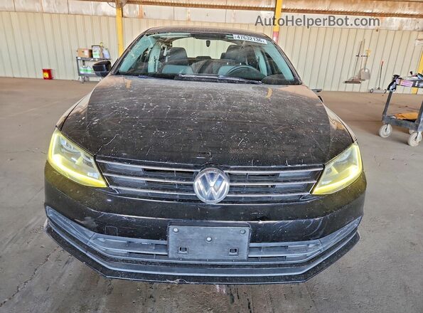 3VW2B7AJ1HM381303 2017 VOLKSWAGEN JETTA Black Դիմացի տեսք