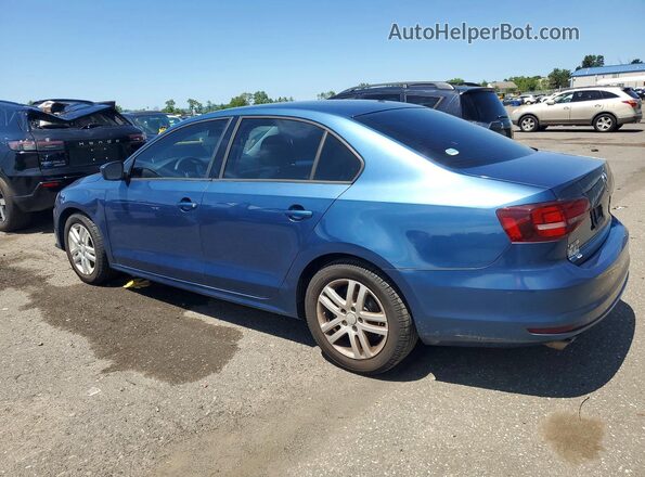 3VW2B7AJ1JM262401 2018 VOLKSWAGEN JETTA Blue Trasero izquierdo
