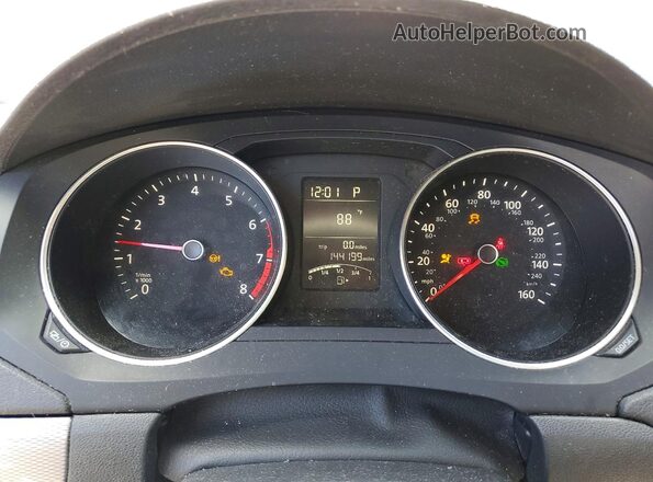 3VW2B7AJ2JM247891 2018 VOLKSWAGEN JETTA Black Instrument cluster view