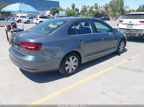 3VW2B7AJ3HM348741 2017 VOLKSWAGEN JETTA Gray Задня права чверть